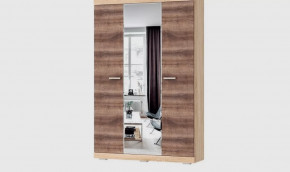 СОНАТА ШСЗ-1300 Шкаф 3дв. (1дв.зерк) (ш1300*г368*в1966мм), ЛДСП дуб сонома/ЛДСП дуб сакраменто в Тюмени - mebel-tymen.ru | фото