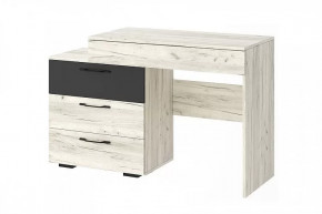 СОНАТА СКС-1200 Стол косметический (ш1200*г450*в760мм), ЛДСП дуб крафт белый-антрацит в Тюмени - mebel-tymen.ru | фото