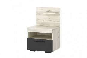 СОНАТА ТС-450 Тумба прикроватная (ш450*г370*в710мм), ЛДСП дуб крафт белый-антрацит в Тюмени - mebel-tymen.ru | фото