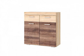 СОНАТА ТС-900 Тумба 2дв, 2ящ. (ш900*г368*в880мм), ЛДСП дуб сонома/ЛДСП дуб сонома-дуб сакраменто в Тюмени - mebel-tymen.ru | фото