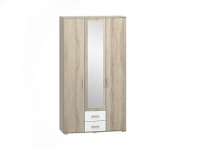 Сопрано Шкаф 3-х ств. Дуб Сонома/Белый в Тюмени - mebel-tymen.ru | фото