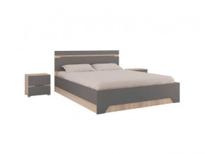 Спальный гарнитур Анталия Сонома-Графит софт в Тюмени - mebel-tymen.ru | фото