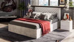 Спальный гарнитур «Хилтон» стандартный Ателье светлый в Тюмени - mebel-tymen.ru | фото