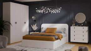 Спальный гарнитур «Тиффани» №3 Белый Жемчуг, Белый софт в Тюмени - mebel-tymen.ru | фото