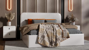 Спальный гарнитур «Тиффани» стандартный Белый Жемчуг, Белый софт, Экокожа Polo white в Тюмени - mebel-tymen.ru | фото