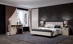 Спальня №2 "Капри" Сатин в Тюмени - mebel-tymen.ru | фото