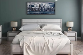 Спальня Лацио, набор №1, серый камень/дуб гладстоун белый в Тюмени - mebel-tymen.ru | фото