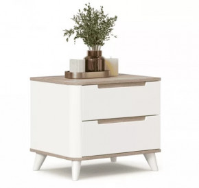 Стефания ЛД.413070.000 Тумба прикроватная (Дуб Маувелла PR/Белый) в Тюмени - mebel-tymen.ru | фото