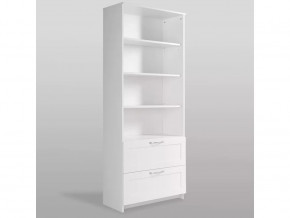Стеллаж 2 ящика 78х190 Сириус белый в Тюмени - mebel-tymen.ru | фото