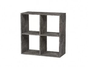 Стеллаж 4 секции графит Герда в Тюмени - mebel-tymen.ru | фото