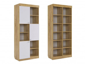 Стеллаж Форсаж дуб крафт золотой/белый в Тюмени - mebel-tymen.ru | фото