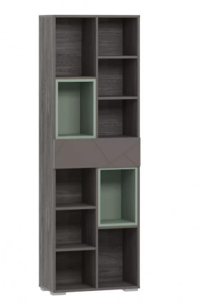 Стеллаж НМ 011.94 Х Summit Софт Графит/Муссон/Ясень Анкор темный в Тюмени - mebel-tymen.ru | фото