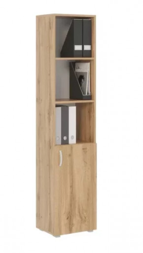 Стеллаж Офис 400 5 полок с дверцей ТМК в Тюмени - mebel-tymen.ru | фото