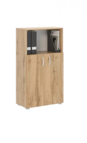 Стеллаж Офис 600 3 полки, с дверями ТМК в Тюмени - mebel-tymen.ru | фото