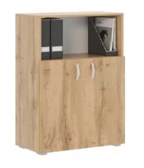 Стеллаж Офис 800 3 полки, с дверями ТМК в Тюмени - mebel-tymen.ru | фото