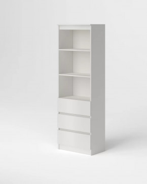 Стеллаж Охта Лайт 600.3 Белый гладкий в Тюмени - mebel-tymen.ru | фото