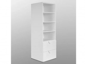 Стеллаж с 2 выдвижными ящиками 60x57x180 ПИКСИ робкий подснежник в Тюмени - mebel-tymen.ru | фото