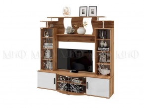 Стенка Виста Белый глянец холодный/Дуб крафт в Тюмени - mebel-tymen.ru | фото