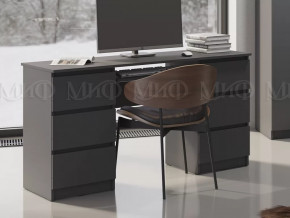 Стол 6 ящиков Челси Графит в Тюмени - mebel-tymen.ru | фото