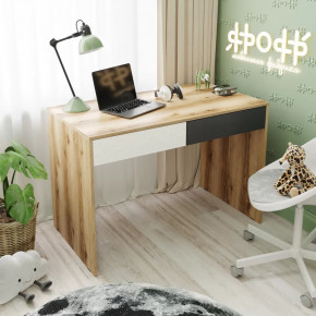 Стол Астема Дуб делано/Белое дерево/Графит Ярофф в Тюмени - mebel-tymen.ru | фото