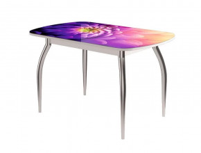 Стол Бостон-2 ф/п Астра, 1100*700 мм, белый/хром триумф в Тюмени - mebel-tymen.ru | фото