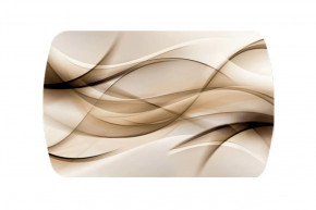 Стол Бостон 2, фотопечать Бархан, дуб атланта/опоры триумф хром в Тюмени - mebel-tymen.ru | фото