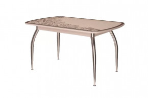 Стол "Бостон-2", светлый/светлый ясень/хром триумф в Тюмени - mebel-tymen.ru | фото