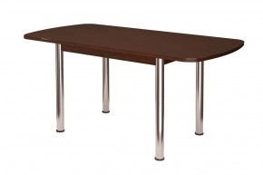 Стол Бостон-3 раздвижной, Шоколад, фотопечать/хром брифинг в Тюмени - mebel-tymen.ru | фото