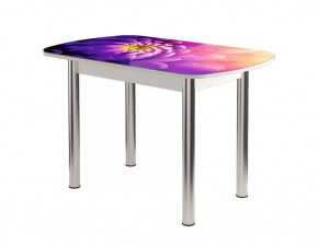 Стол Бостон ф/п Астра, 900*600 мм, белый/хром брифинг в Тюмени - mebel-tymen.ru | фото