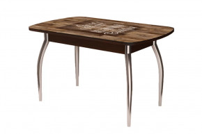 Стол Бостон, капучино/венге/хром триумф в Тюмени - mebel-tymen.ru | фото