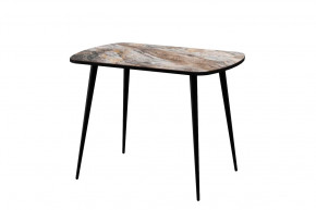 Стол Бостон Лайт, фотопечать Паладина коричневая/опоры черные в Тюмени - mebel-tymen.ru | фото