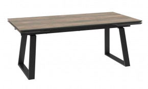 Стол DikLine AKZ200 Керамика древесный Plank BG 111/подстолье черное/опоры черные (2 уп.) в Тюмени - mebel-tymen.ru | фото