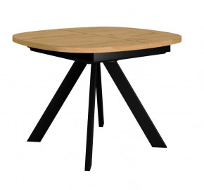 Стол DikLine B110 Дуб Каселла натуральный/опоры черные в Тюмени - mebel-tymen.ru | фото