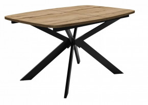 Стол DikLine B140 Дуб Галифакс (ЛДСП EGGER)/опоры черные в Тюмени - mebel-tymen.ru | фото