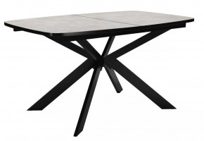 Стол DikLine B140 хромикс белый/ опоры черные в Тюмени - mebel-tymen.ru | фото