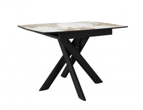 Стол DikLine DKB110, Керамика PANDORA глянец, опоры черные в Тюмени - mebel-tymen.ru | фото