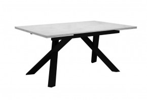 Стол DikLine DX140 Хромикс белый/опоры черные (2 уп.) в Тюмени - mebel-tymen.ru | фото