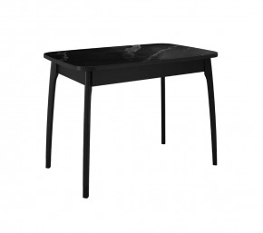 Стол DikLine MK40 Керамика Черный мрамор/подстолье черное/опоры черные в Тюмени - mebel-tymen.ru | фото