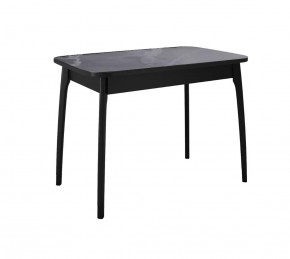 Стол DikLine MK40 Керамика Серый мрамор/подстолье черное/опоры черные в Тюмени - mebel-tymen.ru | фото