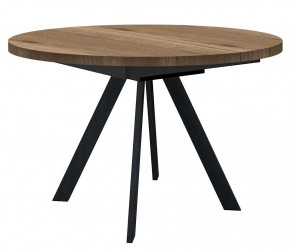 Стол DikLine RD100 Дуб Галифакс/опоры черные в Тюмени - mebel-tymen.ru | фото