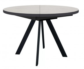 Стол DikLine RD100 Хромикс белый/опоры черные в Тюмени - mebel-tymen.ru | фото