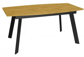 Стол DikLine XL160 Дуб Каселла натуральный, опоры черные в Тюмени - mebel-tymen.ru | фото