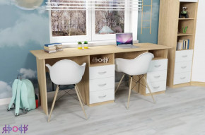 Стол двухместный с двумя тумбами Ярофф в Тюмени - mebel-tymen.ru | фото