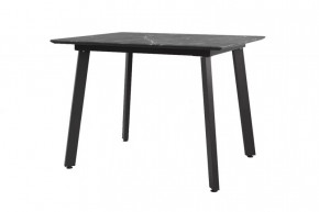 Стол ГРАФ нераздв. (1000*800*740мм), керамика, металл черный в Тюмени - mebel-tymen.ru | фото