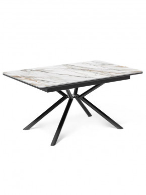 Стол Kenner DC1300 чёрный/керамика мрамор золотой в Тюмени - mebel-tymen.ru | фото