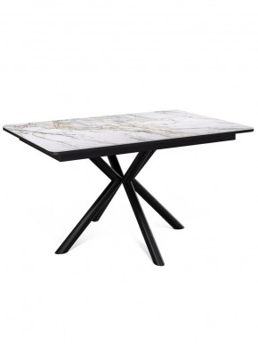 Стол Kenner DM1400 чёрный/керамика золотая в Тюмени - mebel-tymen.ru | фото