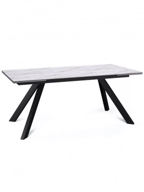 Стол Kenner KL1600 черный/керамика мрамор золотой в Тюмени - mebel-tymen.ru | фото