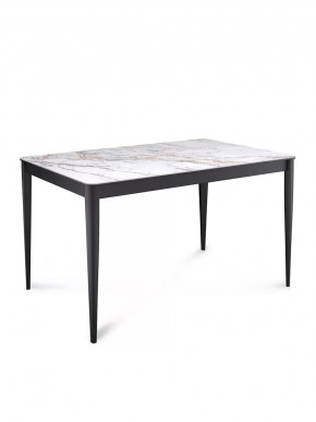 Стол Kenner KS1200 чёрный/керамика мрамор золотой в Тюмени - mebel-tymen.ru | фото