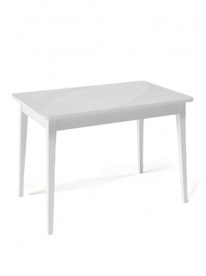 Стол Kenner M 1100 белый/стекло белое глянец в Тюмени - mebel-tymen.ru | фото