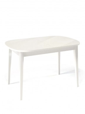 Стол Kenner M 1300 белый/стекло белое глянец в Тюмени - mebel-tymen.ru | фото